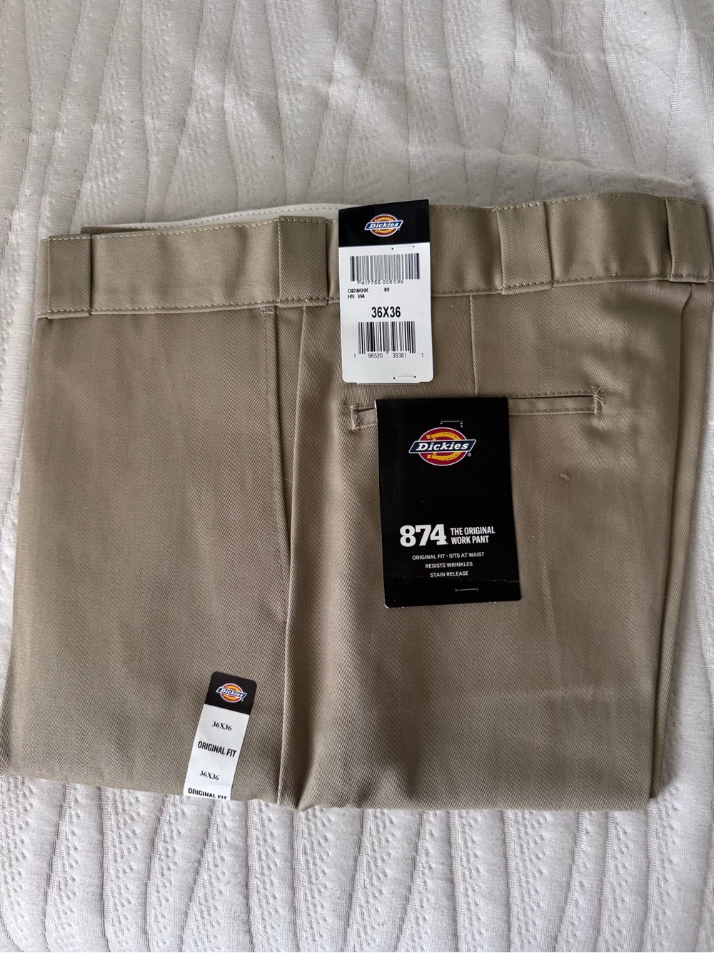 Dickies 874 Original Fit Men’s Chinos - Khaki Tan